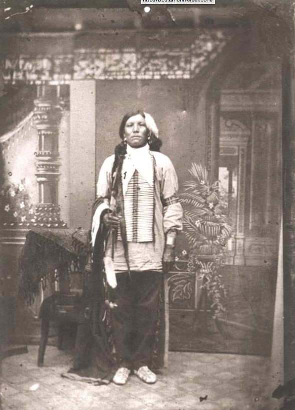 WIKIMEDIA COMMONS
Controversial tintype photo of Crazy Horse, which some say is authentic but questioned by others. (1877).