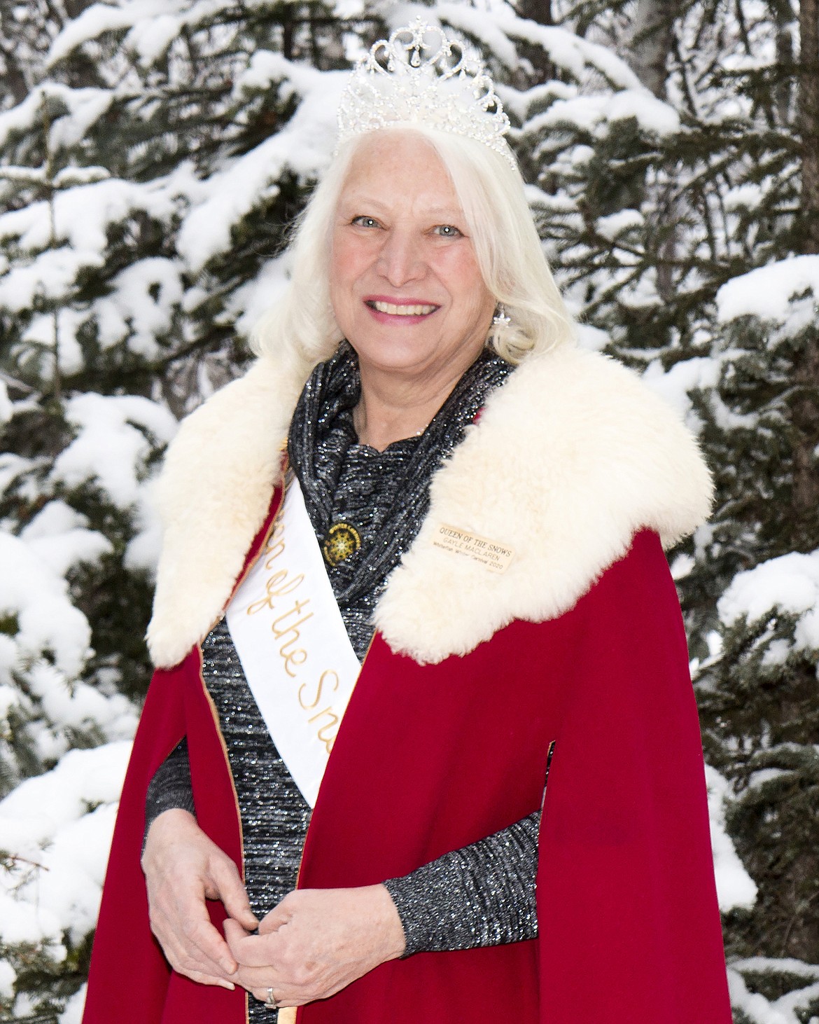 Queen of the Snow Gayle MacLaren. (Photo by Jill Courtney)
