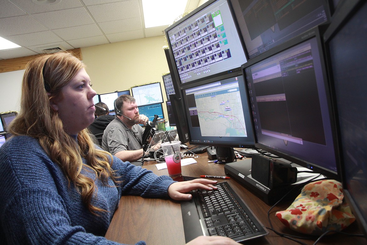 RALPH BARTHOLDT/Press
Riley Noesen of Kootenai County&#146;s Central Dispatch Center was among dispatchers to be recognized for exceptional service with the Idaho Public Safety Communications Team of the Year Award.