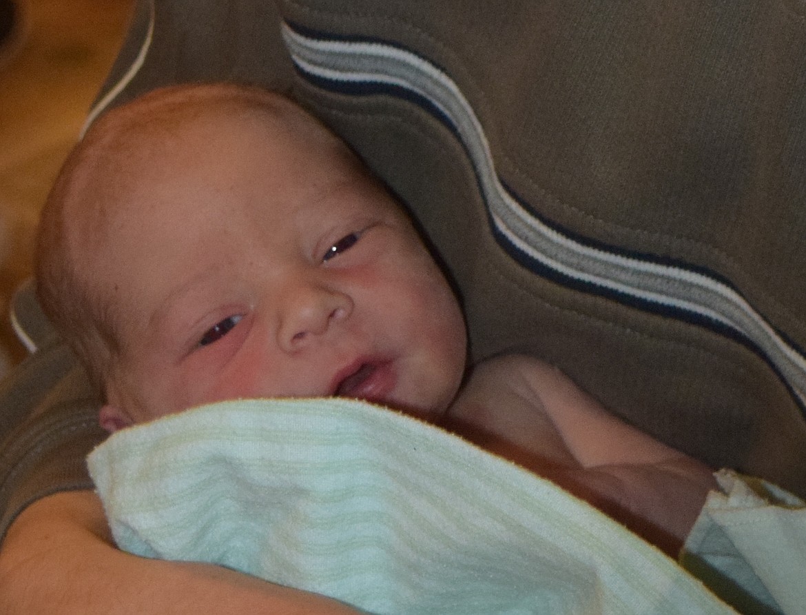 Ezra David Tanner was born Dec. 5, 2019, at Family Birth Services Birthing Suite. He is the son of Thomas Tanner and Rachel Tanner of Bonners Ferry, Idaho. He weighed 7 pounds, 10 ounces, and was 20.5 inches long at birth. Grandparents are Mark and Teresa Tullsen, and Steve and Jacque Tanner. Delivered by Joyce Vogel, Licensed Midwife.