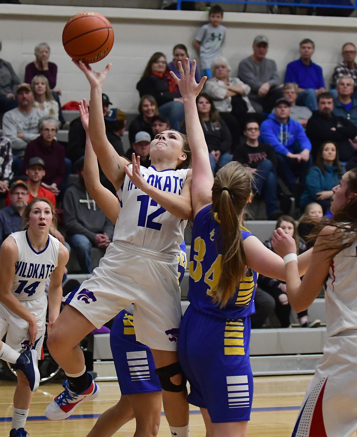 LaKia Hill drives to the basket against Libby last week.