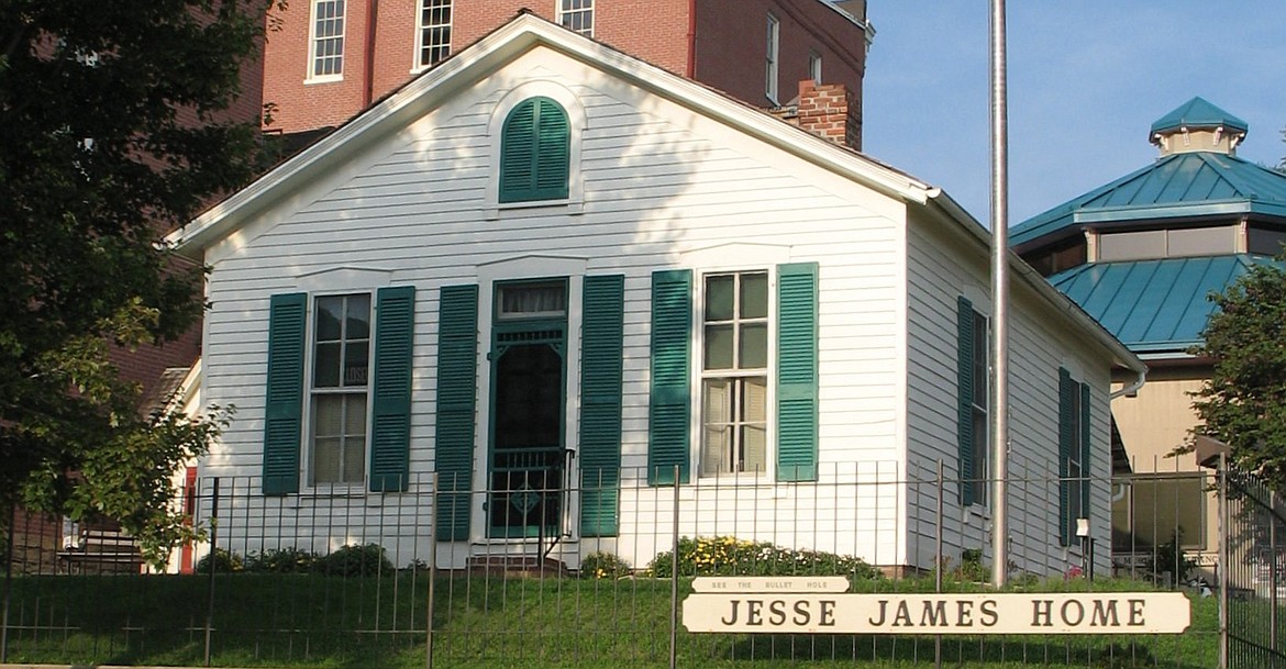 CREATIVE COMMONS
Jesse James&#146;s home today in St. Joseph, Mo., where he was shot and killed in 1882.