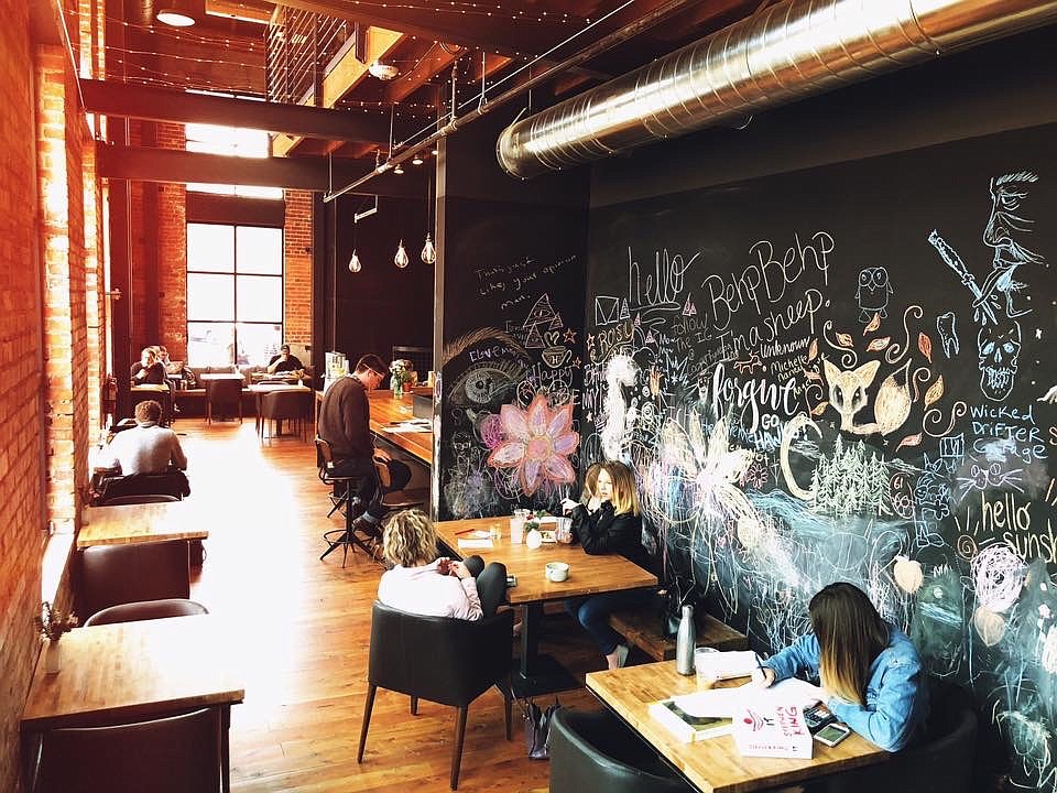 Coeur d&#146;Alene Coffee Co., located next to Innovation Den on Lakeside Avenue, is an especially popular hangout for remote workers. (Courtesy photo)