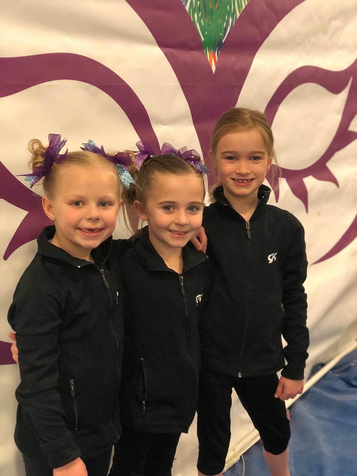 Courtesy photo
Avant Coeur Gymnastics Level 2 girls took 2nd Place as a Team at the Dynamic Flip Fest in Spokane. From left are Kaylee Flodin, Sydney Traub and Addison Evans.