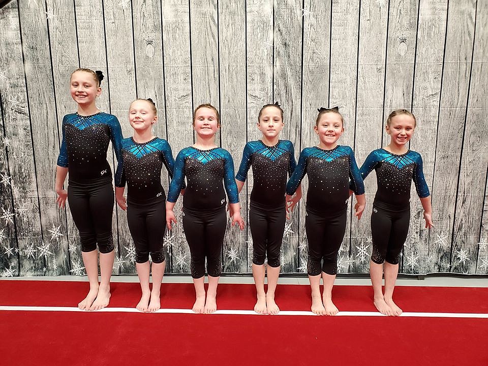 Courtesy photo
Technique Gymnastics Level 3s at the Winter Spirit Competition in Clarkston, from left, Holli Reavis, Josslyn Clements, Shauna Clark, Taylynn Lee, Natalie Prince and Kendall Tryon.