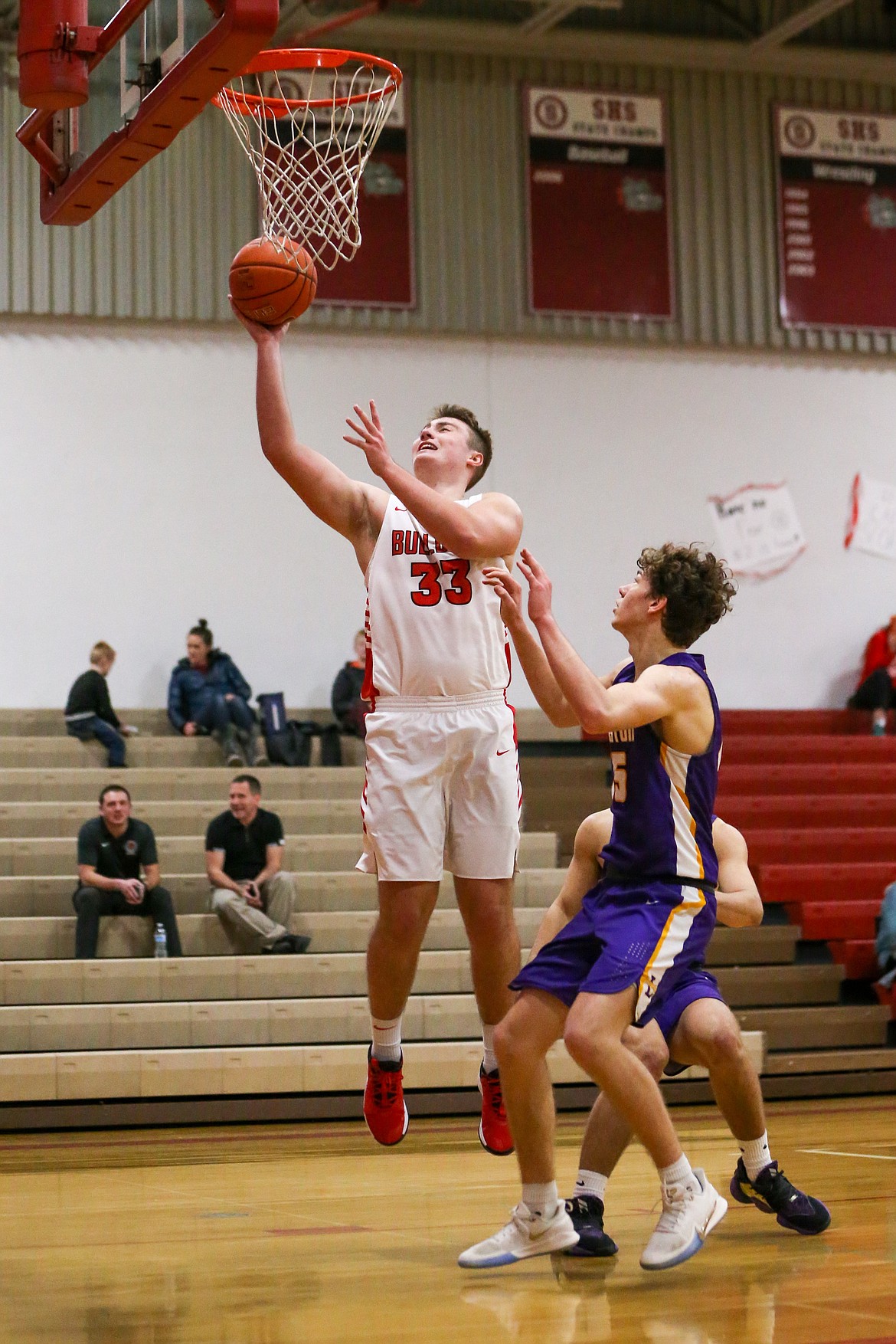 (Photo courtesy of JASON DUCHOW PHOTOGRAPHY)
Senior Brandon Casey goes up for a layup during the second half of Monday's game.