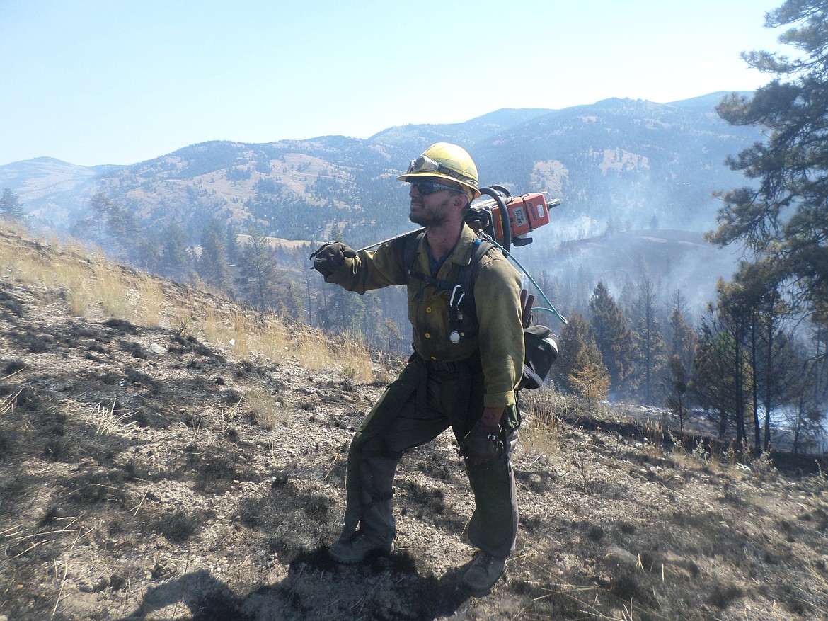 Charles Vaught works as a sawyer with the Highlands 20, an initial attack wildland firefighter handcrew based in Loomis, Washington. After self publishing a book about the experience, Vaught will tour the Pacific Northwest to share his story. (Photo courtesy of Charles Vaught)