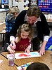Warhol, van Gogh, inspire kindergarten artwork