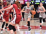 Hristova tops 2,100 career points in WSU loss