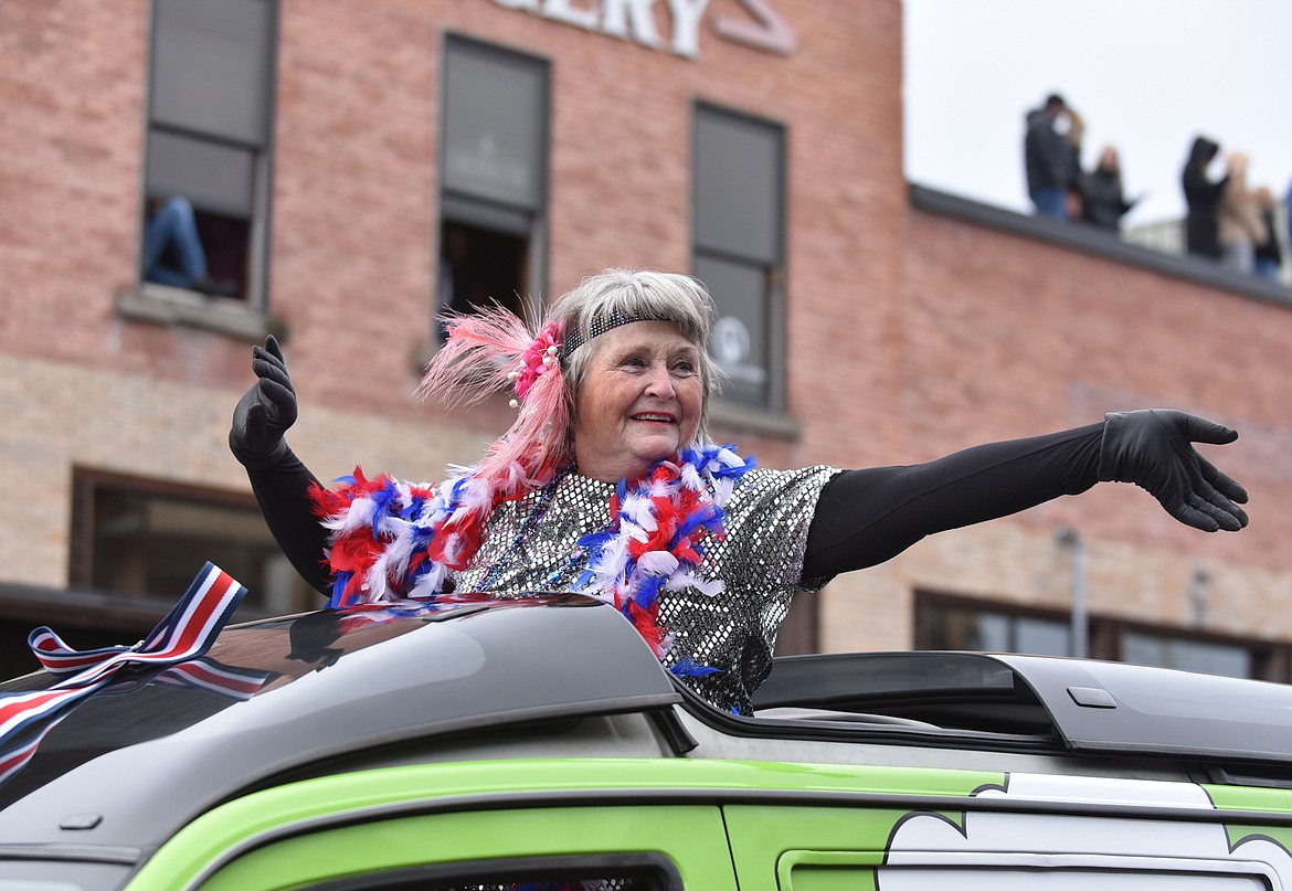 The Whitefish Winter Carnival Grand Parade made its way through downtown Saturday afternoon. The theme was The Roaring 2020s. (Heidi Desch/Whitefish Pilot)