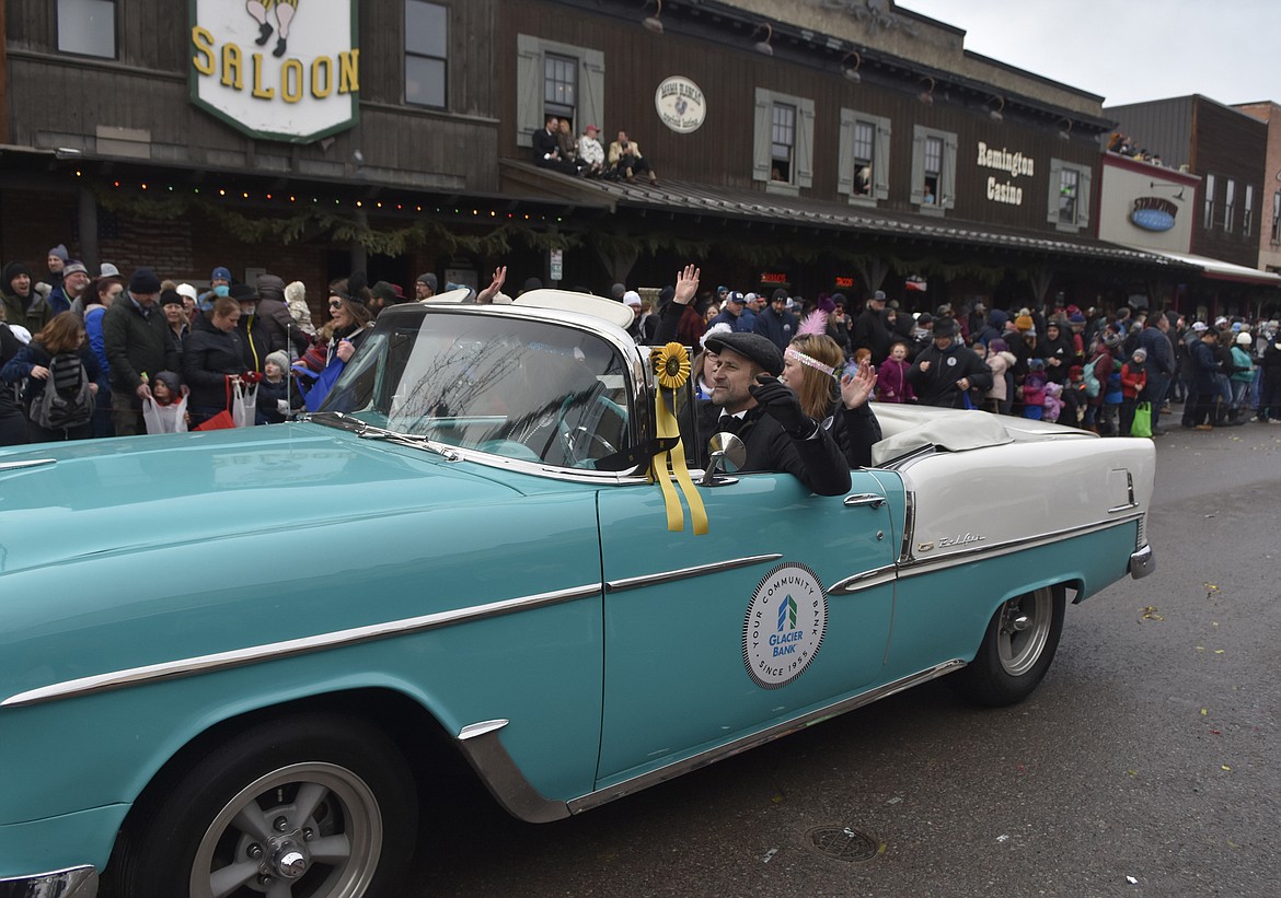 The Whitefish Winter Carnival Grand Parade made its way through downtown Saturday afternoon. The theme was The Roaring 2020s. (Heidi Desch/Whitefish Pilot)