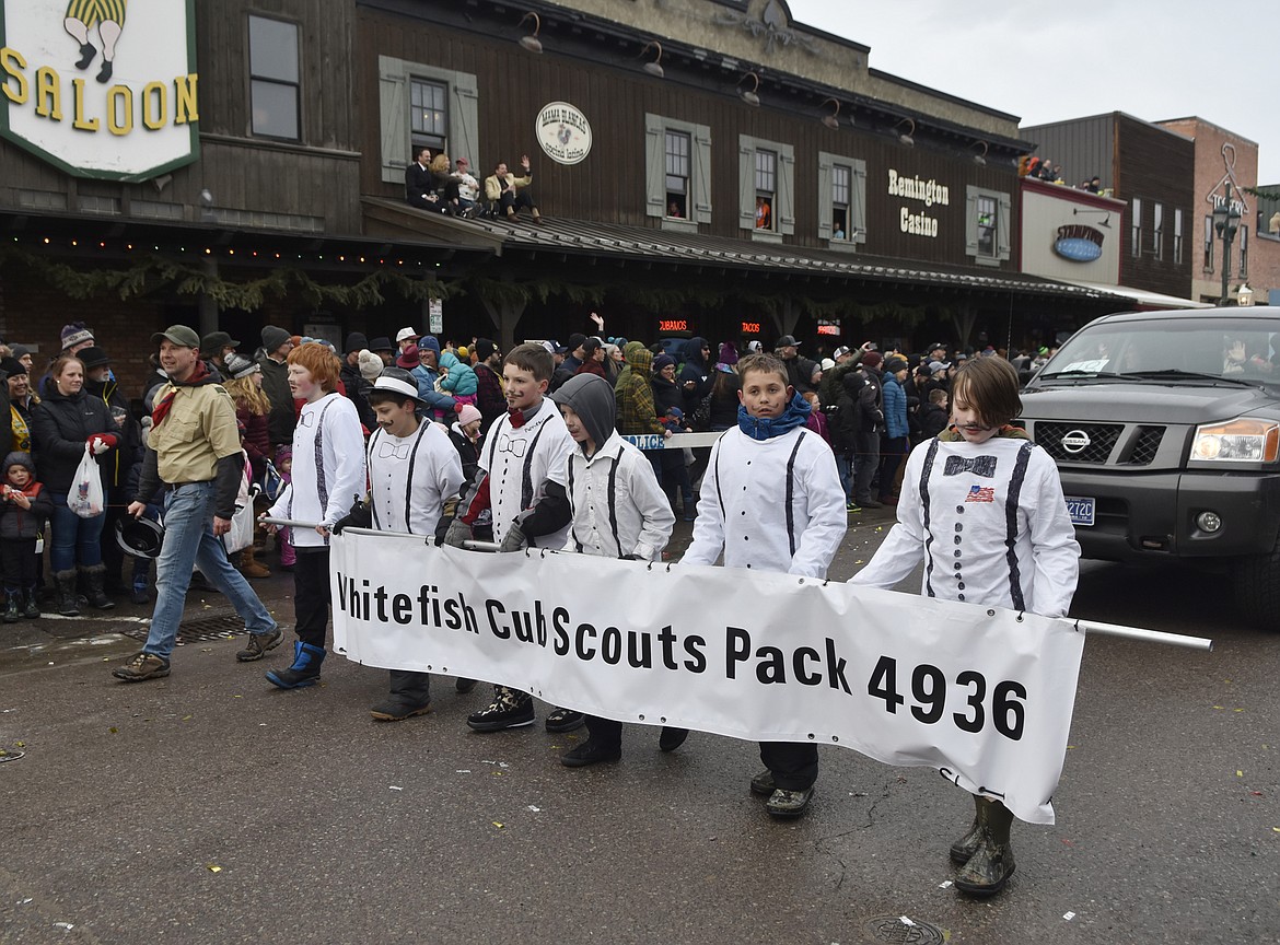 The Whitefish Winter Carnival Grand Parade made its way through downtown Saturday afternoon. The theme was The Roaring 2020s. (Heidi Desch/Whitefish Pilot)