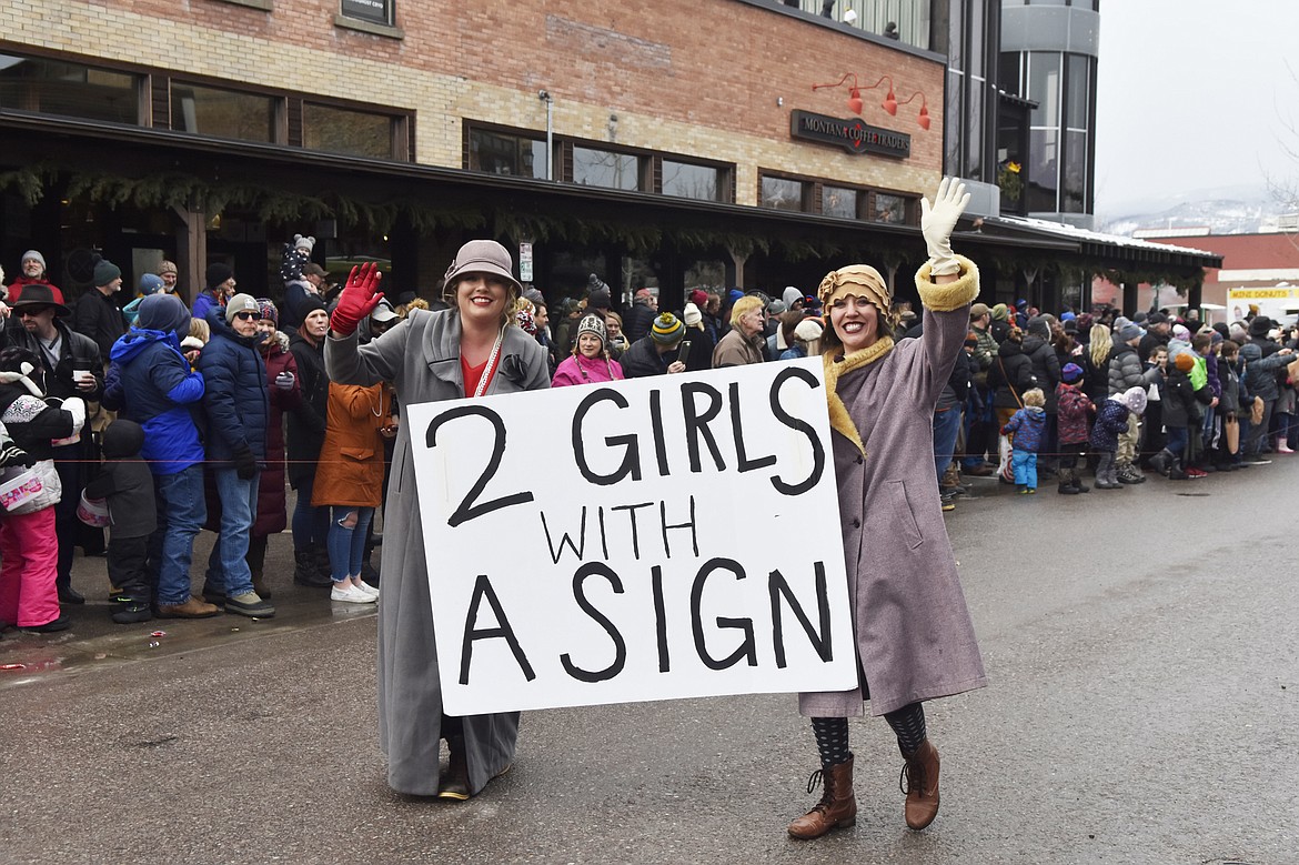 The Whitefish Winter Carnival Grand Parade made its way through downtown Saturday afternoon. The theme was The Roaring 2020s. (Heidi Desch/Whitefish Pilot)