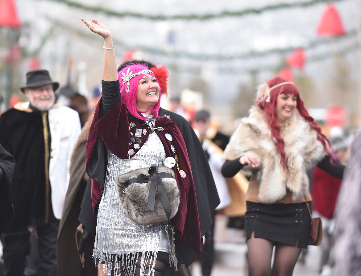 The Whitefish Winter Carnival Grand Parade made its way through downtown Saturday afternoon. The theme was The Roaring 2020s. (Heidi Desch/Whitefish Pilot)