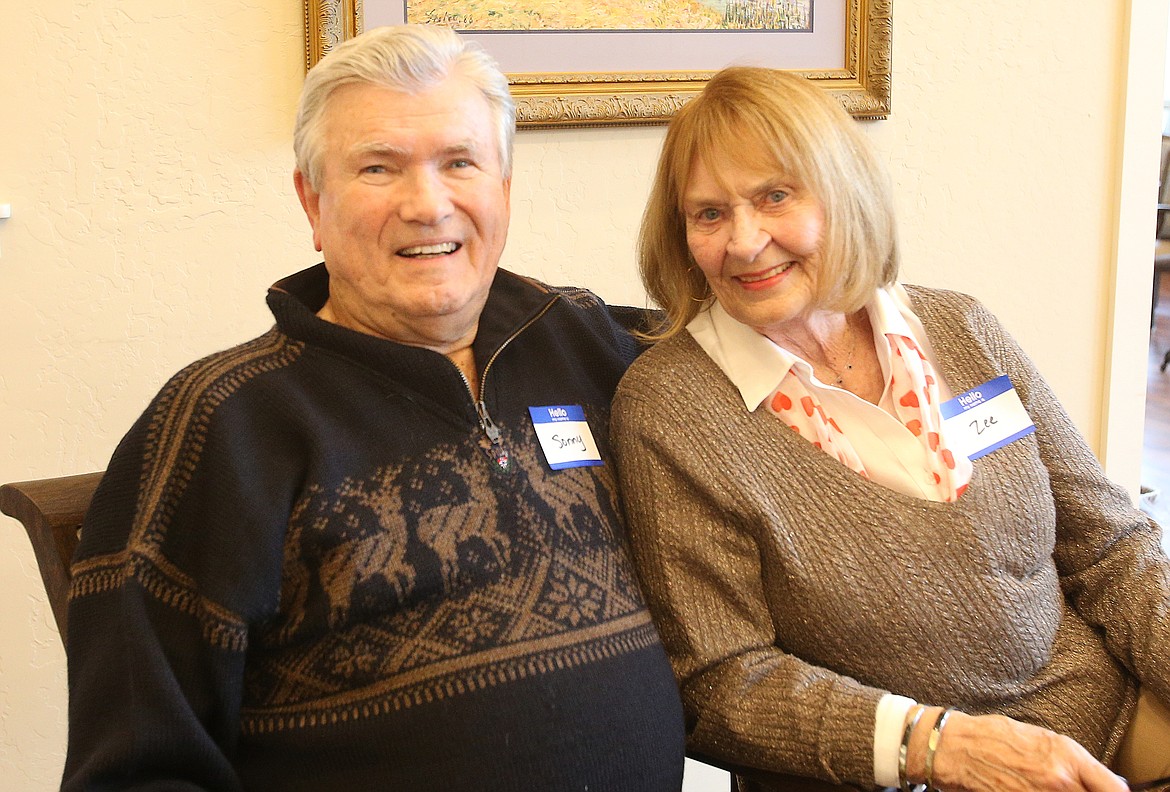 Sonny and Zee Wright of Coeur d&#146;Alene have been married 64 years, with their anniversary date, Sept. 11, 1955. The Wrights were one of about 25 couples who responded to &#147;Life time of Love&#148; at The Renaissance at Coeur d&#146;Alene Assisted Living Community. (LOREN BENOIT/Press)