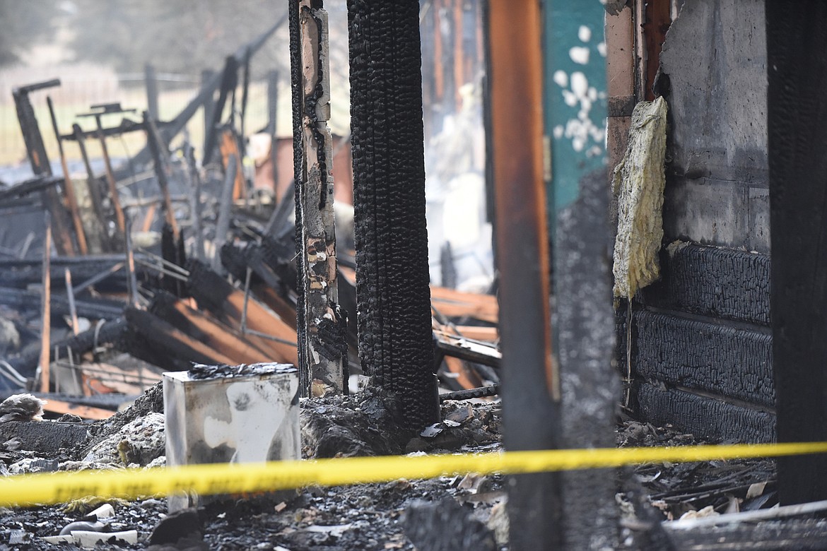 A fire destroyed the clubhouse Eagle Bend Golf Club in Bigfork early Sunday morning. The original nine-hole course was built in 1984 with two additions and the club in the ensuing years. (Scott Shindledecker/Daily Inter Lake)