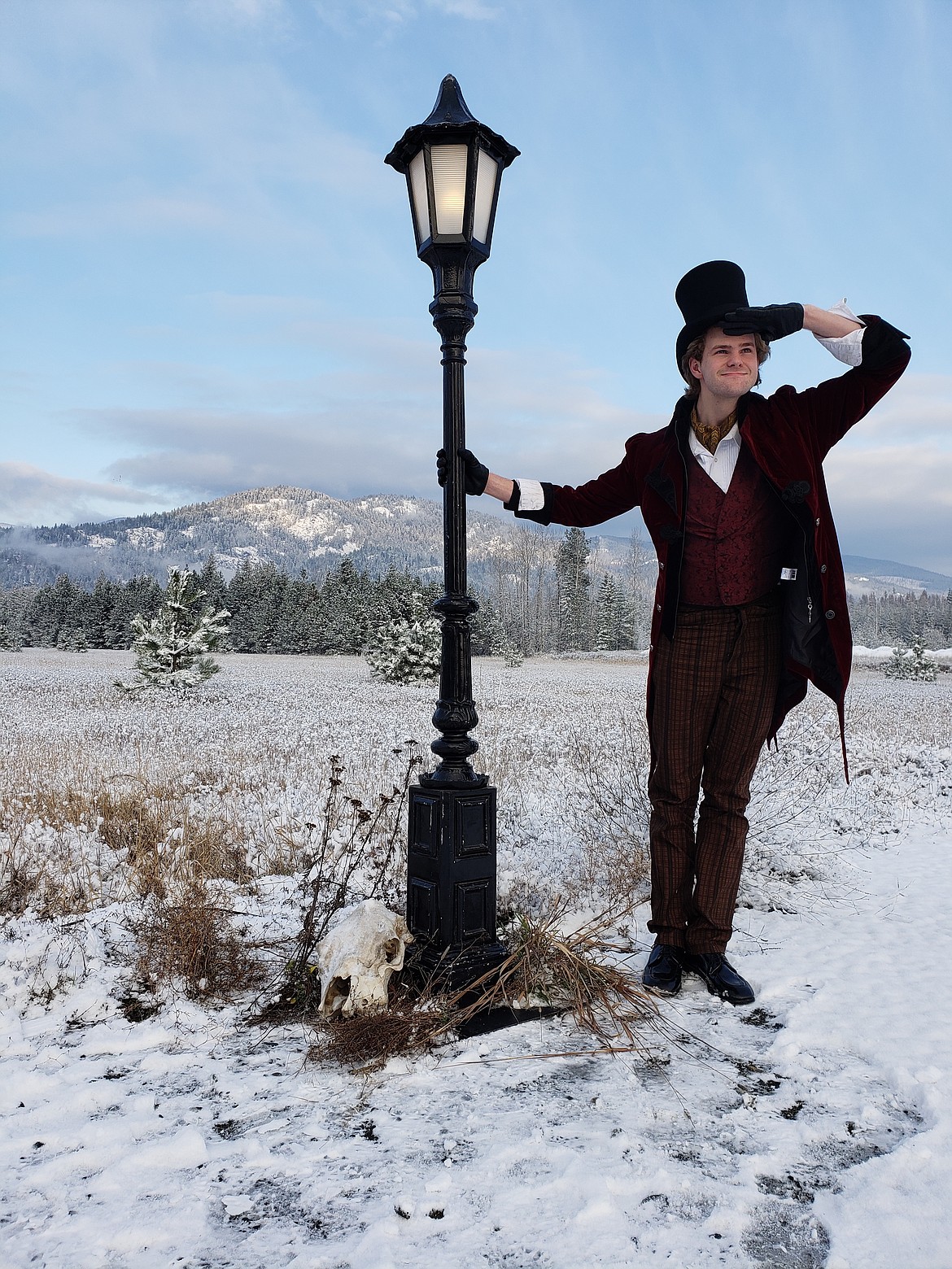 Logan Foster plays the Lamppost Man in the 2018 movie-style trailer for Jack Castle&#146;s &#147;Stranger World&#148; series.