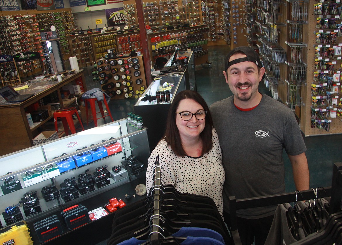 Photos by RALPH BARTHOLDT/BJNI
Blake and Melissa Becker started the region&#146;s lone bass-only tackle shop in Coeur d&#146;Alene five years ago. The shop will celebrate its anniversary this spring.