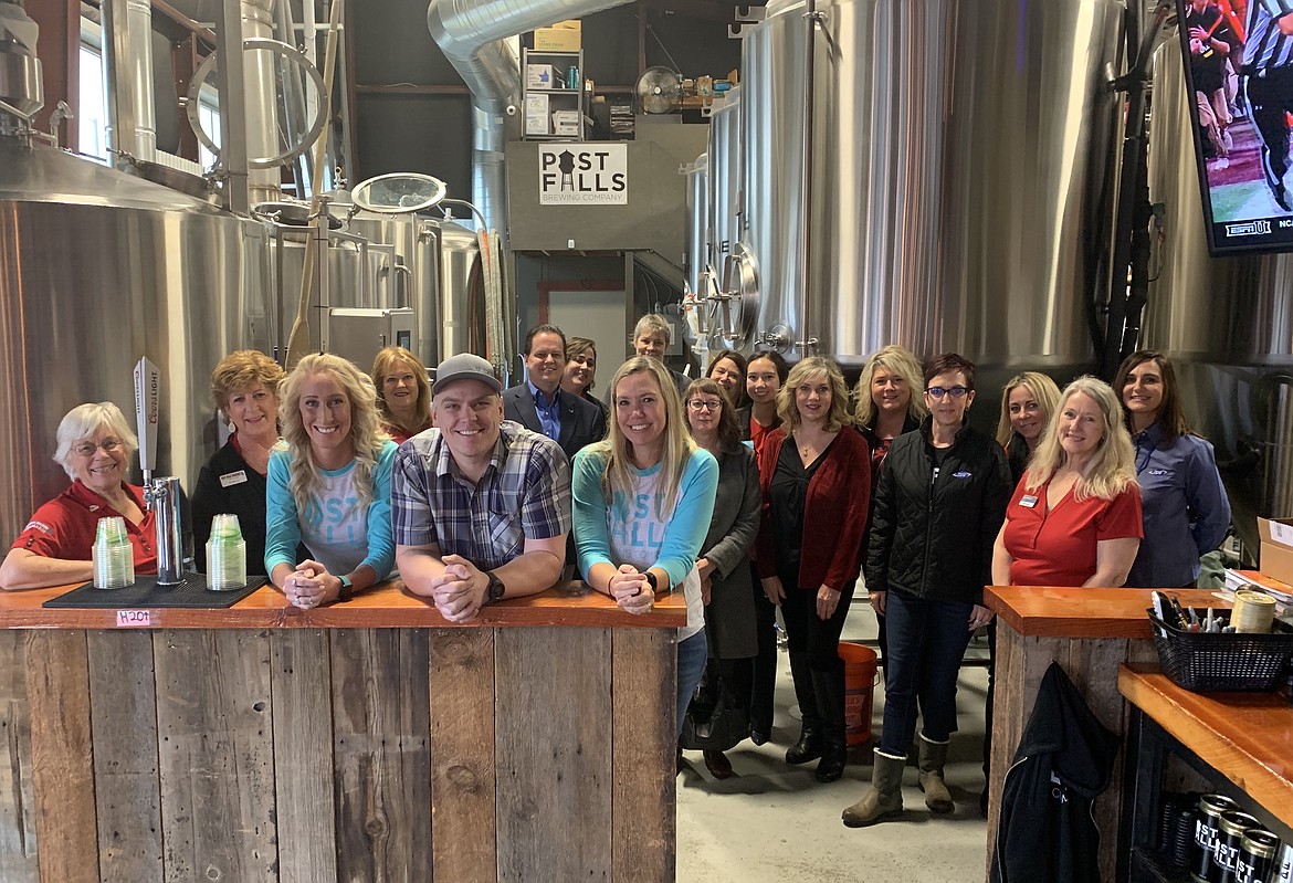 Post Falls Chamber Ambassadors Business Appreciation Group: Post Falls Brewing Company