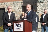 Racicot endorses Fox at Kalispell event last week