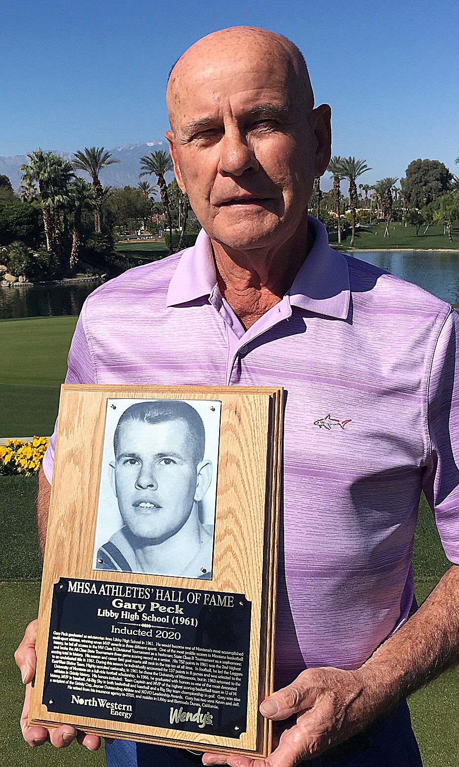 Gary Peck, 77, a Libby native, recently learned of his induction into the Montana High School Association Athletes’ Hall of Fame. Peck graduated from Libby High School in 1961. (Photo courtesy Gary Peck)