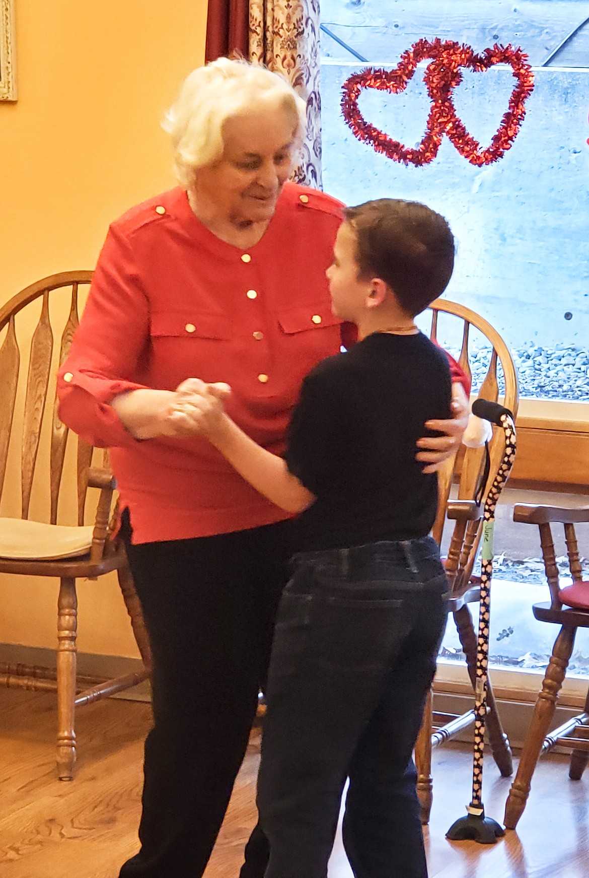 Photo by BECCA HARMON /ROADRUNNERS 4-H CLUB
Picking a dance partner for Valentine&#146;s Day.