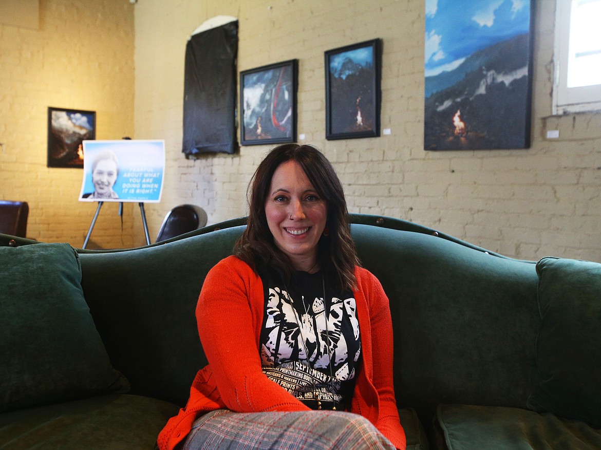 LOREN BENOIT/Press
This Saturday at 5 p.m. the Human Rights Education Institute will host the Emerge Ceramic Showdown Throw Down &amp; Cup Frenzy, the first fundraiser specific to Emerge since the fire that destroyed six downtown businesses. Pictured is Emerge&#146;s founder and director Jeni Hegsted.