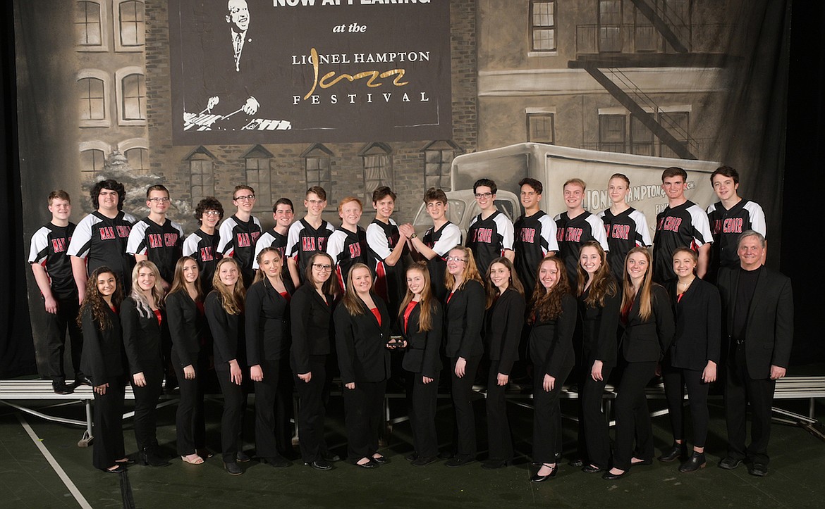 (Photo courtesy UNIVERSITY OF IDAHO)
Sandpoint High School Chamber Choir was named the AA Senior Area Mic winner at the University of Idaho Lionel Hampton Jazz Festival on Friday.