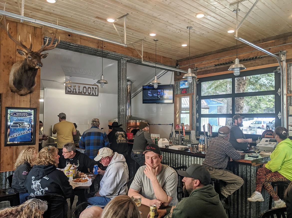 Photo by CHANSE WATSON
The decor inside TFP&#146;s Restaurant &amp; Bar is vintage North Idaho. From hard-wood floors and walls to the metal trim, patrons can feel a cozy, welcoming vibe as soon as they enter.