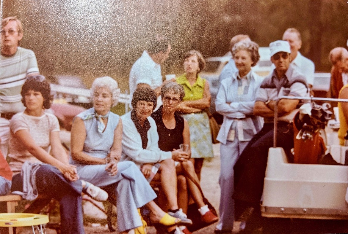 Spectators watch the 1978 Labor Day Weekend Tournament.