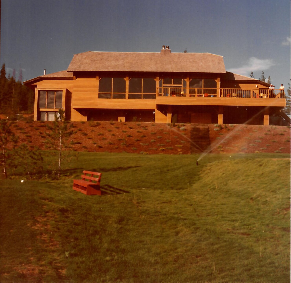 The newly constructed Shoshone Golf Course club house in 1979.