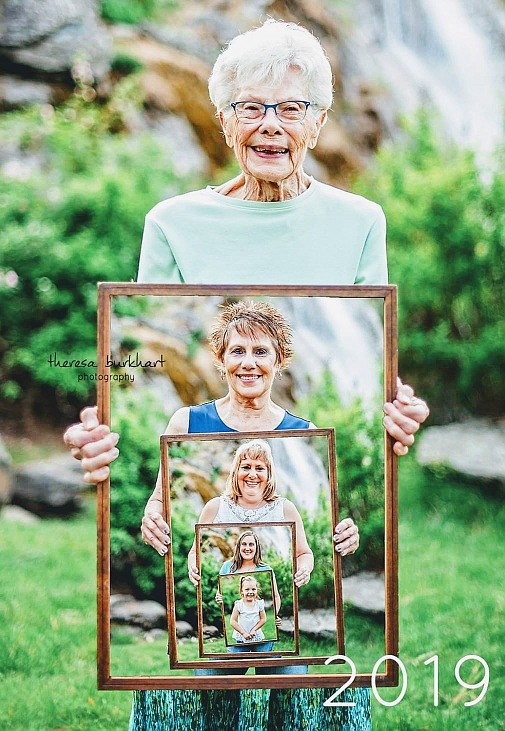 June L. Goecke, 95th Birthday and five generations