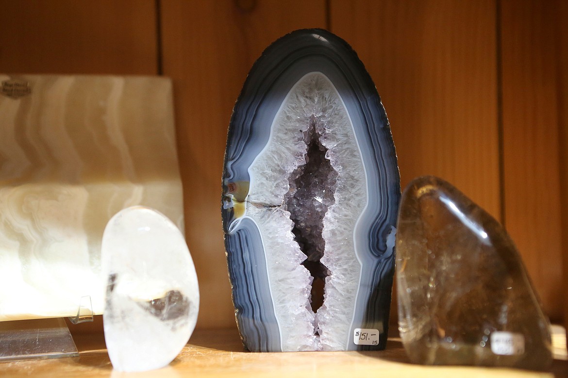 Kehoe&#146;s Agate Shop offers a variety of agates, crystals, fossils and jewelry. (Mackenzie Reiss/Daily Inter Lake)