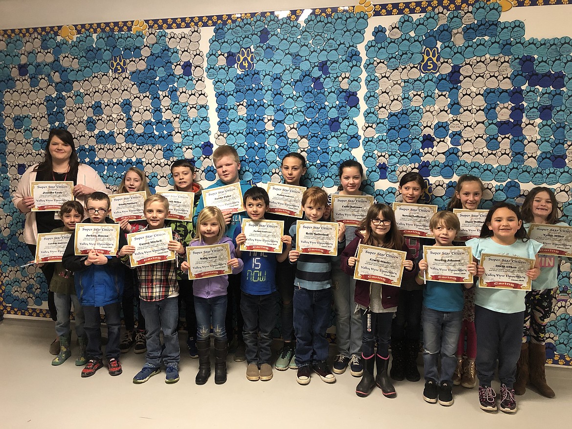 Left: Students at Valley View Elementary celebrated the character trait of &#147;caring&#148; in February.



Below: Students at Valley View Elementary celebrated the character trait of &#147;fairness&#148; in January.
Courtesy photos