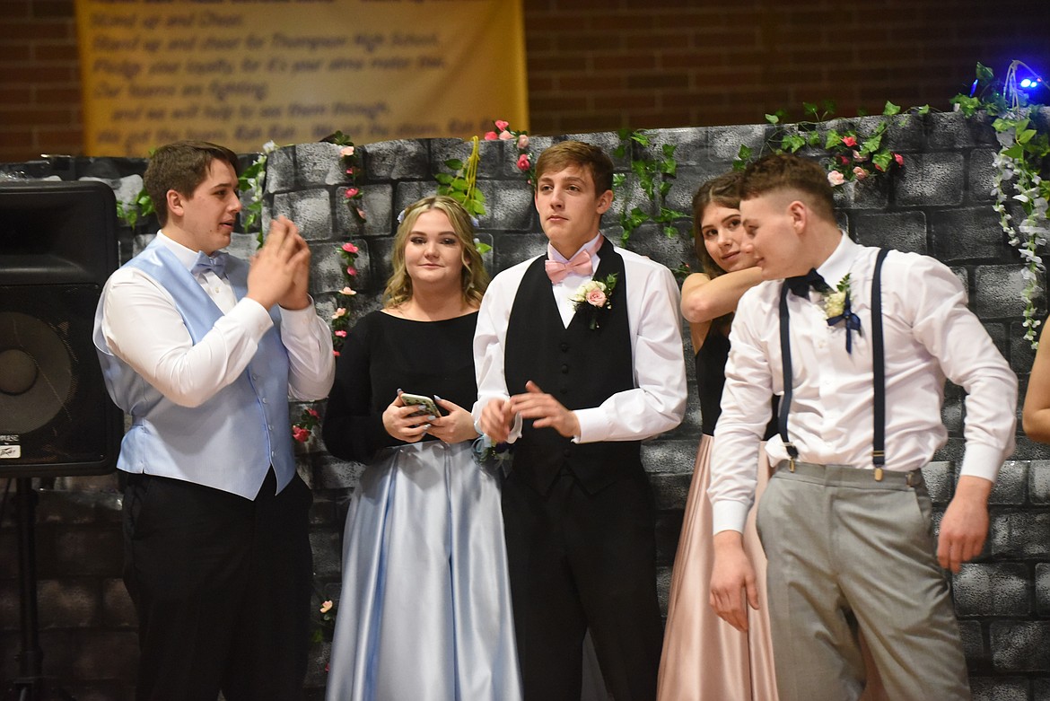 Thompson Falls students enjoy the prom last Saturday night. Organizer Chadd Laws said there were more than 125 at the special event. (Scott Shindledecker/Valley Press)