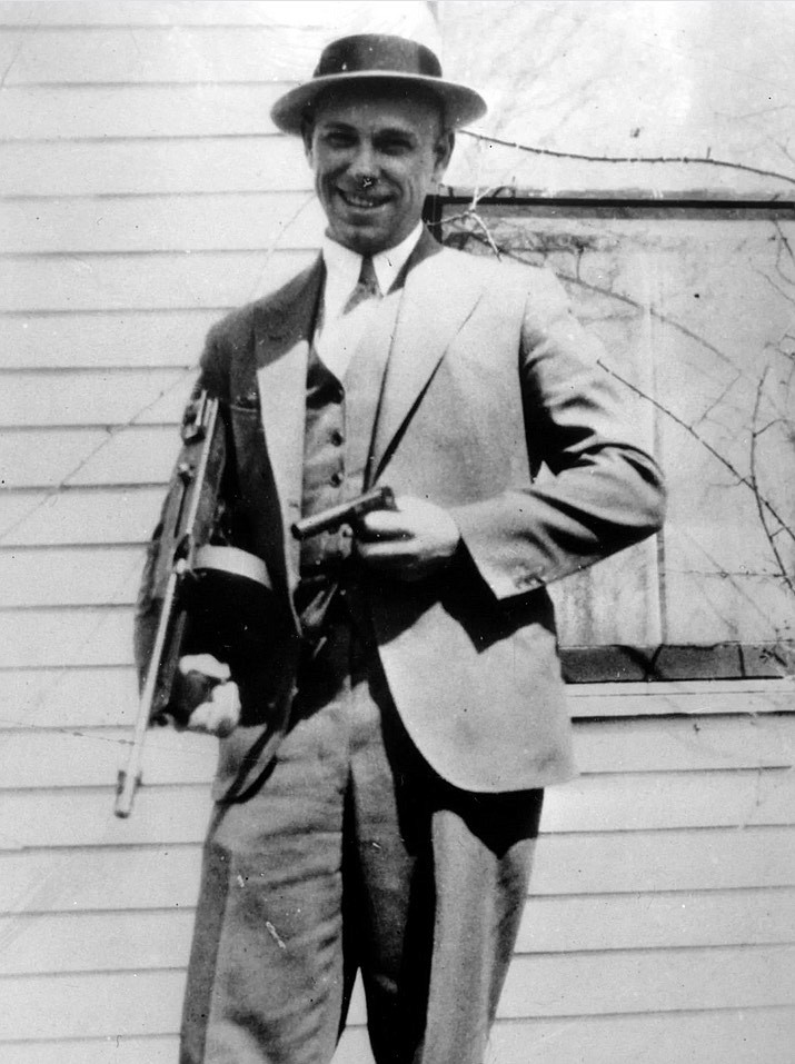 AP Photo
Photo of John Dillinger taken near Moore, Ind., in 1934.