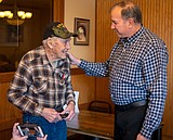 Vet gets medal, 68 years later