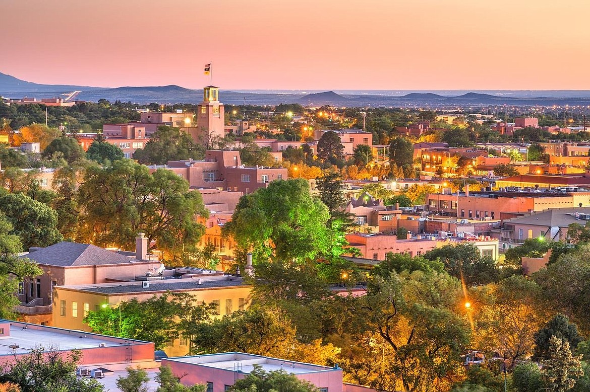 GOOGLE IMAGES
Santa Fe, N.M., today, end of the Santa Fe Trail.