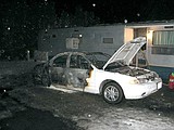 Residence and vehicle fires set intentionally