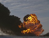 North Dakota oil train fire forces evacuation