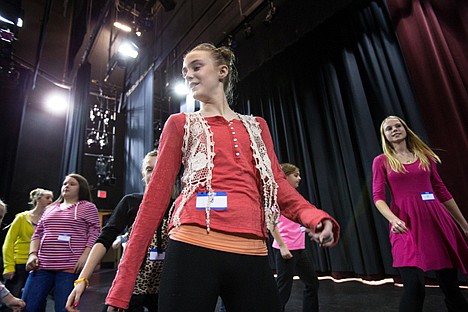 &lt;p&gt;Durig auditions for The Christian Youth Theater&#146;s &#147;play in a day&#148; production of Hansel and Grettle, Jasmine Inman, 12, performs a group dance routine Thursday evening at the Kroc Center.&lt;/p&gt;