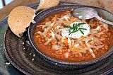Producing a rich, meaty chili via canned pumpkin