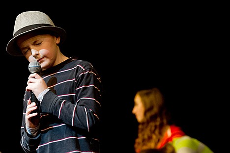 &lt;p&gt;Derrick Blake, playing Iago, tries to remember his lines during his musical performance during rehearsal.&lt;/p&gt;