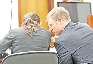 &lt;p&gt;Attorneys representing Lincoln County include Jinnifer Jeresek Mariman and Sean Goicechea confer during Christopherson&#146;s statement.&lt;/p&gt;