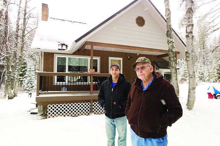 &lt;p&gt;Doug and Brandon Langel, left, are pictured at the family home on Grist Road in Glacier National Park.&lt;/p&gt;