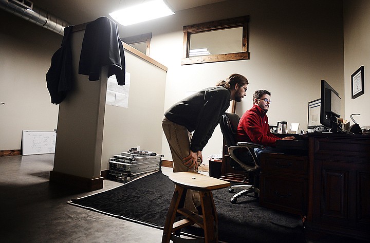 &lt;p&gt;From left, Jesse Hafer, support engineer and Brett Webster, Sprocket software development manager, working on Thursday, January 2, in Bigfork. (Brenda Ahearn/Daily Inter Lake)&lt;/p&gt;