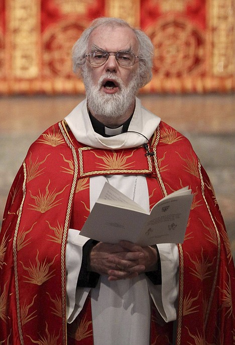 &lt;p&gt;This is a Tuesday Nov. 23, 2010 file photo of the Archbishop of Canterbury Rowan Williams as he speaks during the ninth Inauguration of the General Synod at Westminster Abbey, London . Palace officials have announced Wednesday Jan. 5, 2011 that Archbishop of Canterbury Rowan Williams will conduct the service when Prince William and Kate Middleton wed on April 29.&lt;/p&gt;
