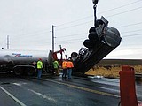 Fuel tanker crash closes SR 17