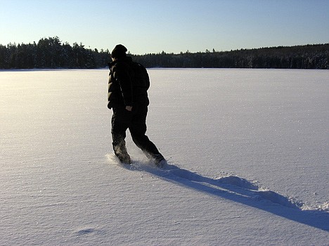 &lt;p&gt;This Jan. 21, 2010 photo shows Donna Lawlor of the Brooklyn borough of New York as she makes her way through fresh powder on a frozen lake in Hancock County, Maine.&lt;/p&gt;