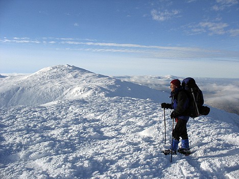 &lt;p&gt;This Jan. 16, 2010 photo shows Ron Adolf of Gorham, Maine, as he stands atop the Presidential Range in The White Mountains, N.H.&lt;/p&gt;